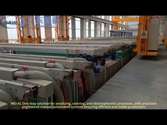 6061/6063 Equipamento de anodização de liga de alumínio com tipo de vedação moderada