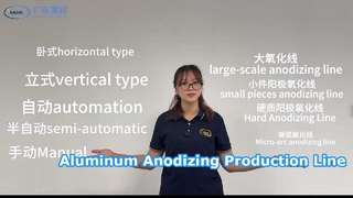 Tratamento de superfície de liga de alumínio | Linha de produção de anodização | Estojo e Equipamento