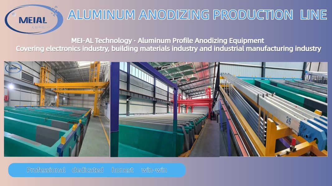 Linha de anodização automatizada