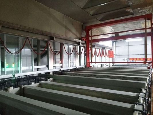 Bom preço 150 T/m Linha de produção de anodização de alumínio para tratamento de superfície por oxidação On-line