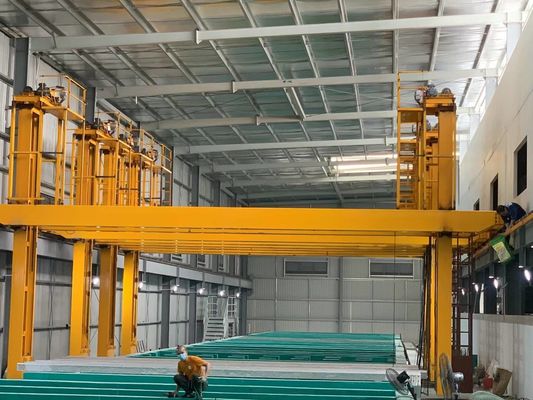 Bom preço Duração máxima do perfil de alumínio de 6500 mm na linha de produção de anodização On-line