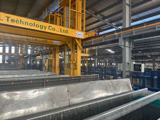 Bom preço Sistema de transportador Linha de produção de anodização de transportador com 180+mn 20g/l de neutralização de ácido sulfúrico livre On-line