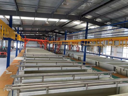 Bom preço Linha de produção de anodização de perfis de alumínio com 180+mn 20g/l de ácido sulfúrico On-line