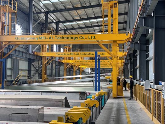 Bom preço Linha de anodização automática para tratamento de superfície de perfis solares de alumínio de 12000T/ano On-line