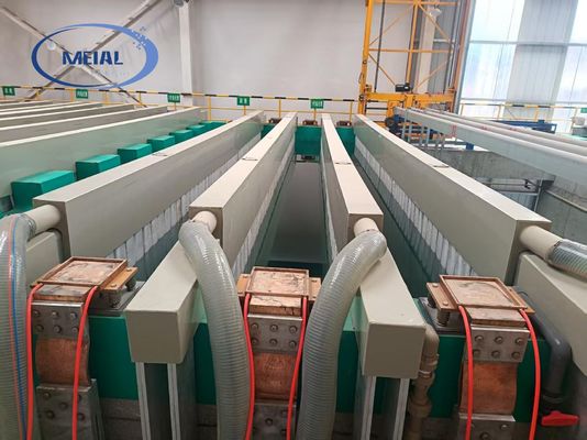 Bom preço Tecnologia MEI-AL 500 toneladas / mês Linha de anodização de alumínio Solução de tratamento de superfície de eficiência energética On-line