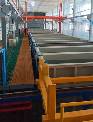 Bom preço 6063 6061 7075 Linha de produção de anodização de liga de alumínio para cilindros On-line