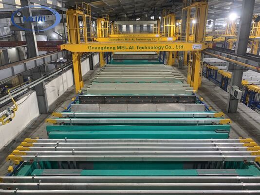 Bom preço Linha de produção de anodização verde e eficiente para ligas de alumínio 6061 6063 7075 On-line