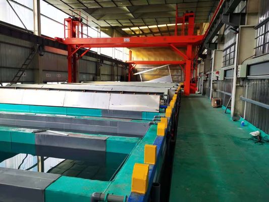 Bom preço 80 Tons/Month Semi-Automatic Hard Anodizing Line for Black Anodized Aluminum Parts On-line