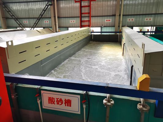 linha de produção de anodização modo horizontal do poder 3000T/Month do processo U