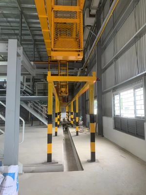 Linha horizontal método de anodização manual do racking do tratamento do sistema