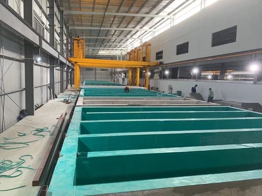 Linha horizontal método de anodização manual do racking do tratamento do sistema