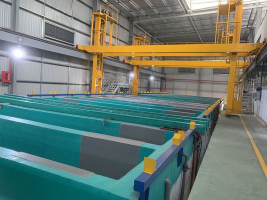 modo de operação automática de Anodizing Line Process do coordenador 900T/Month
