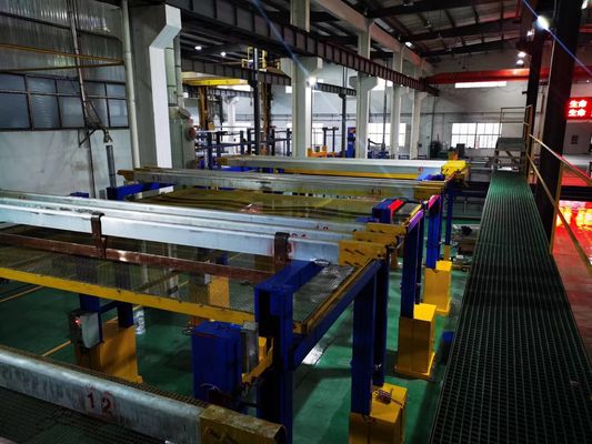 Auto linha de produção de anodização saída do processo 650T/Month do tratamento