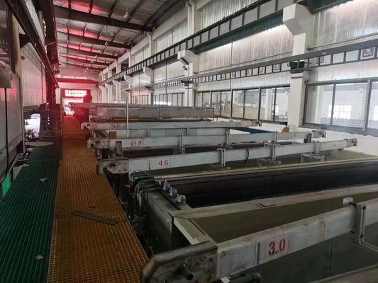 Linha de anodização horizontal estilo da operação automática da construção