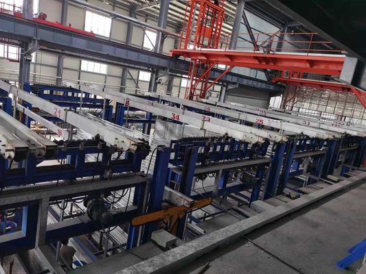 220V 50HZ automatizou a linha de anodização com 12500mm Max Profile Length