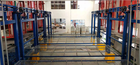 O poder automatizou a linha de anodização linha horizontal de Anodiding do processo