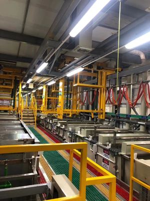Sistema de controlo automático de 650 Ton Automated Anodizing Line Aluminum