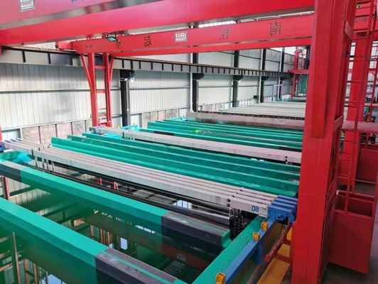 2000T/M Linha de anodização de alumínio para tratamento de superfícies de galvanização de metais