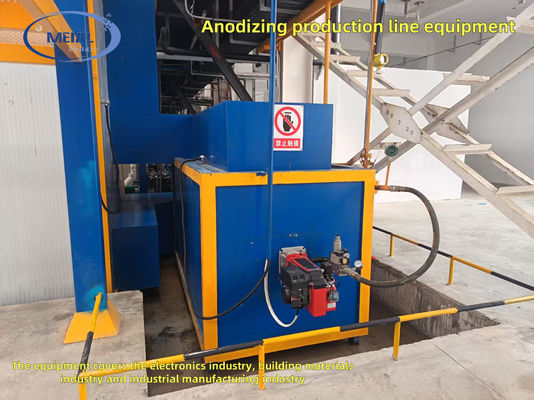 Linha de Anodização de Alumínio de Alta Capacidade com Sistemas de Secagem Eficiente em Energia.