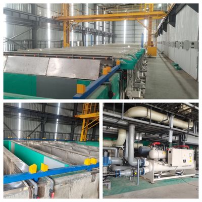 Bom preço Linha de produção de anodização de perfis de alumínio de alta qualidade de 2000T/M on-line