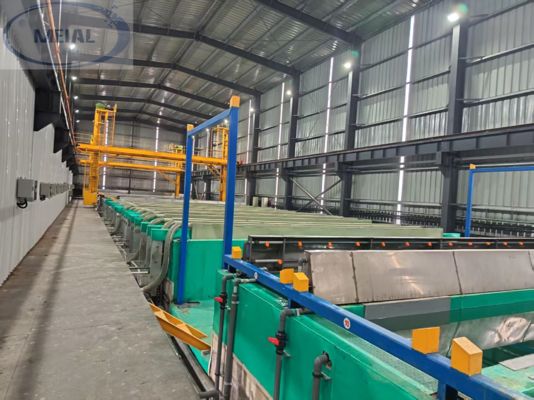 Bom preço Linha de Anodização com Revestimento de 5-50μm e Voltagem Ajustável on-line