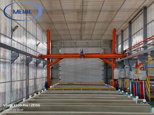 Bom preço Horizontal Anodizing Production Line with 5-15μm Film Thickness Uniformity and ±0.5℃ Temperature Precision on-line