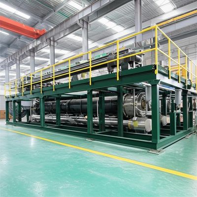 Linha de Produção de Anodização a Gás Natural de 500T com Comprimento Máximo de 8500MM e Área de Cobertura de 350m²/T