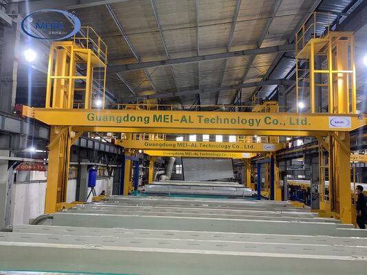 Bom preço Linha de Produção de Anodização de Alumínio Personalizável e Eficiente 2000T/M Verde para Estruturas Solares on-line