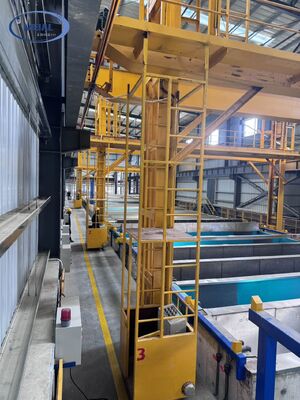 Bom preço Linha de produção de anodização de alta capacidade 100-3000T/M para ligas de alumínio 6063 6061 7075 com sistema de controlo integrado on-line