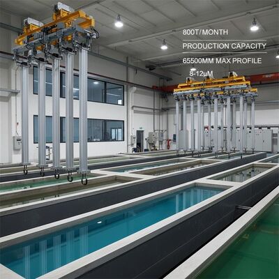 Bom preço Equipamento de Linha de Anodização 1000A com Controle PLC IEC e Tempo de Lixiviação Ajustável para Coloração Uniforme on-line