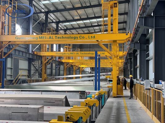 Bom preço Linha de Produção de Anodização de Alumínio Personalizável e Eficiente 2000T/M Verde para Estruturas Solares on-line