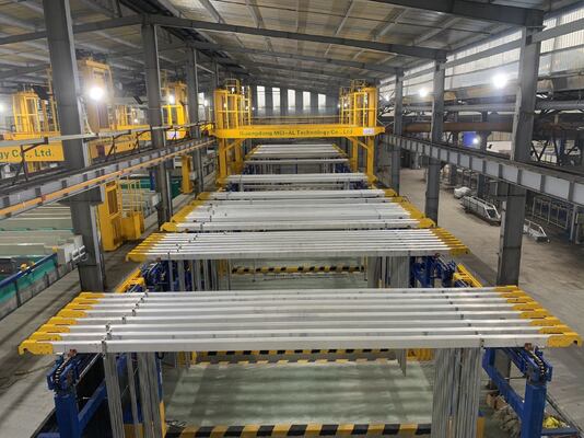 Bom preço Linha de produção de oxidação de capacidade de 200 T/mês com monitorização e controlo remoto de 10-25 μm de espessura de película anodizante on-line