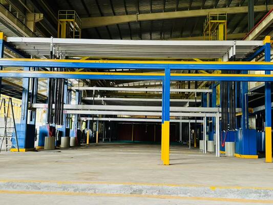 Bom preço 1000 toneladas/mês Linha de produção de anodização manual com espessura de película de 8-12 μm e comprimento máximo do perfil de 6500 mm on-line