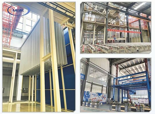 Bom preço Linha de produção de anodização vertical projetada para economia de espaço e anodização de alumínio de alta capacidade com controle de revestimento uniforme. on-line