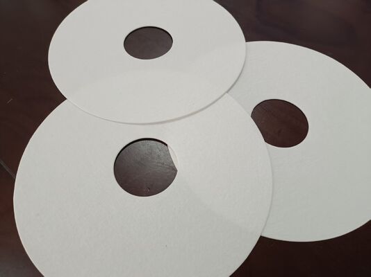 Bom preço Acid-Resistant Stack Filter Ring Filter Paper with Center Hole for Anodizing Tank Customizable Outer Diameter On-line